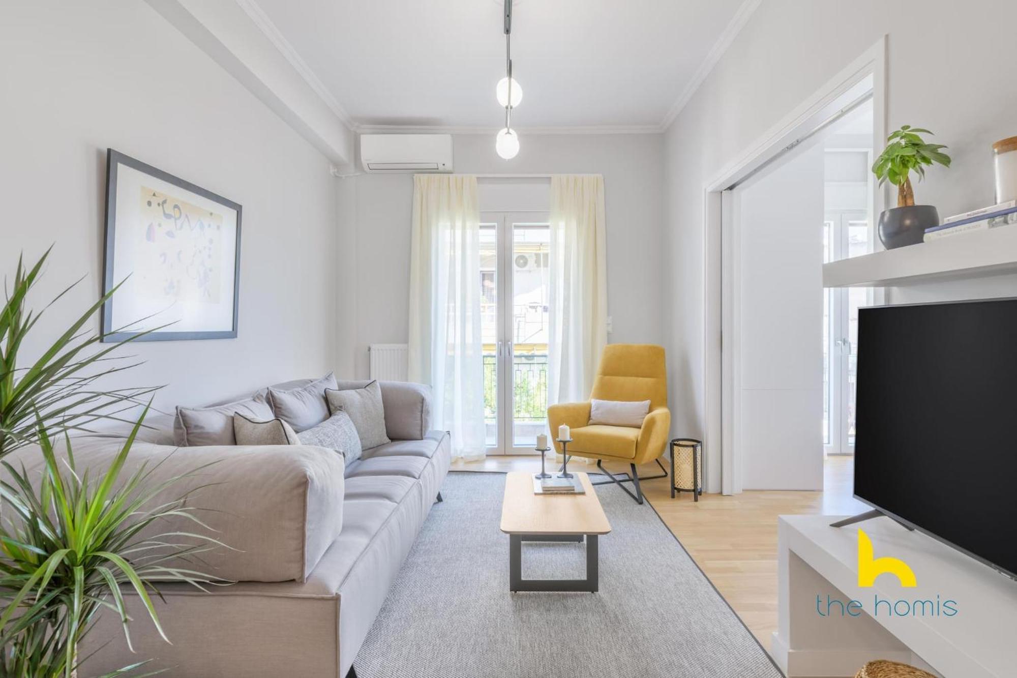 Sun-Splashed 2-Bdr Corner Apartment With Hillside Views! Athens Luaran gambar